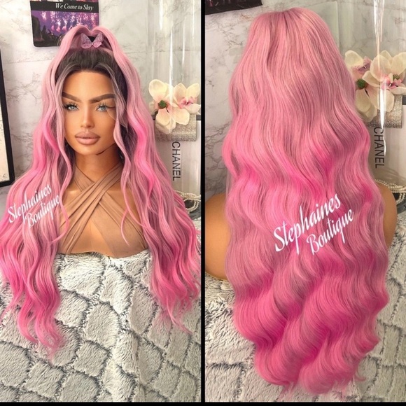 Human Hair Blended Lace Front Wig
